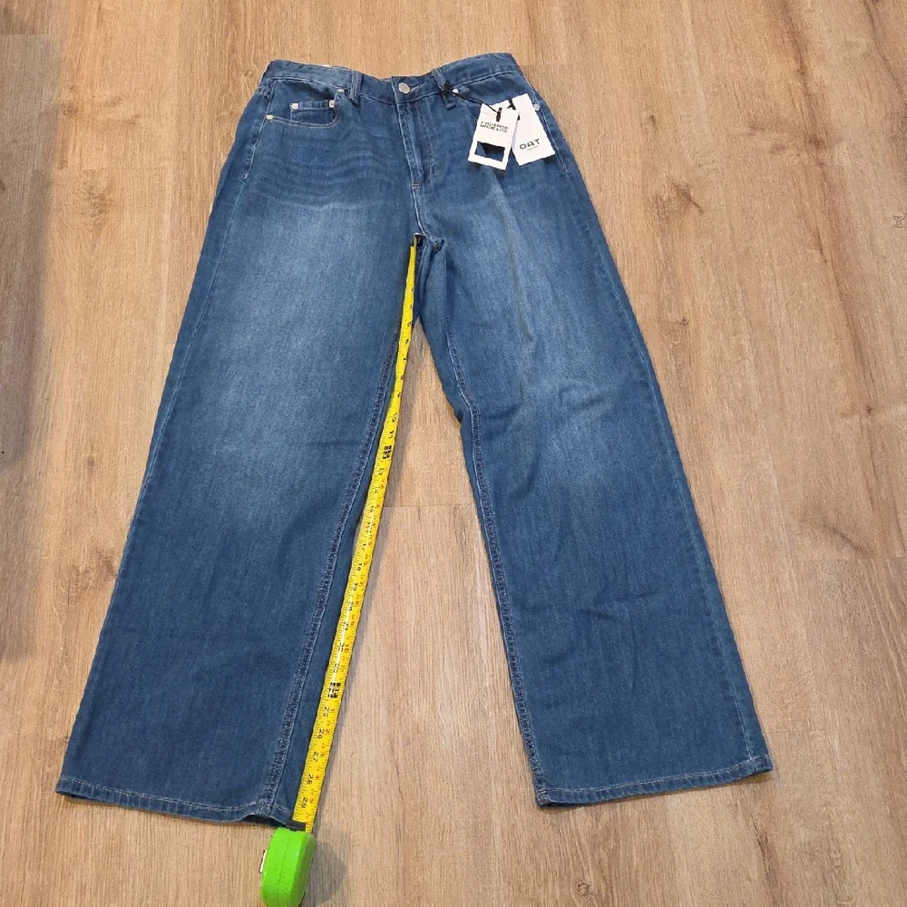 Oat New York Denim High Rise Wide Leg Jeans Size 6/28 - Picture 1 of 4